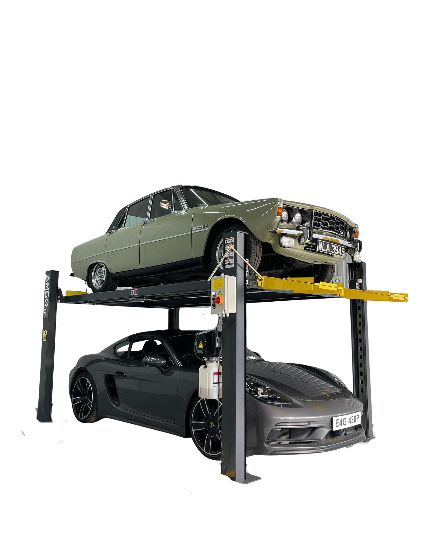 E4G 435-P AMGO 4 Post Parking/Service Lift – 3.5 Ton 1ph