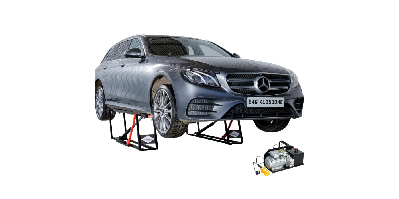 E4G KL2500HE DC Kwik Lift® Quick Jack Portable Scissor 2.5 Ton DC12V