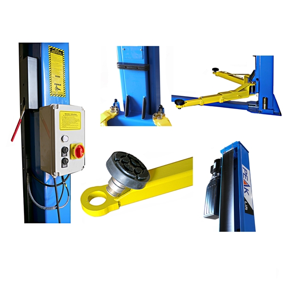 E4G A240 AMGO 2 Post Lift 4 Ton Hi-Spec 1ph/3ph - Image 2