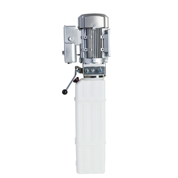 E4G 565204A 4 Post Lift Hydraulic Power Unit 1Ph Manual Release and No Button 14L - Image 2