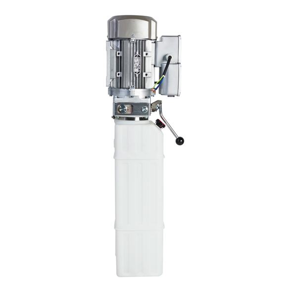 E4G 565205A 4 Post Lift Hydraulic Power Unit 3ph Manual Release and no Button 14L - Image 3