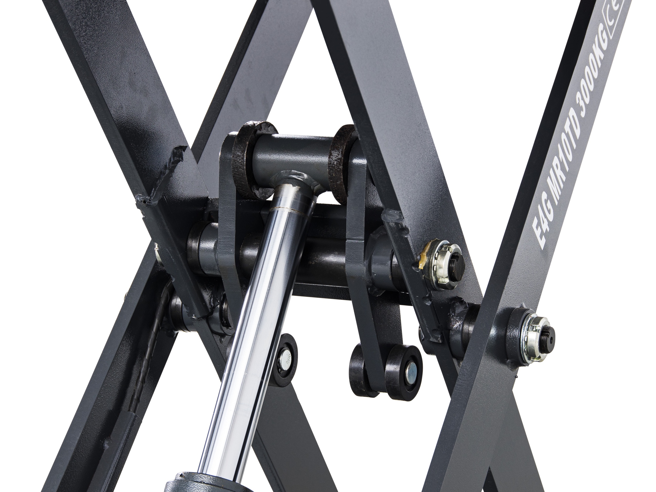 E4G MR40TD Portable Mid-Rise Scissor Lift – 4 Ton, 1ph Dark Grey - Image 5