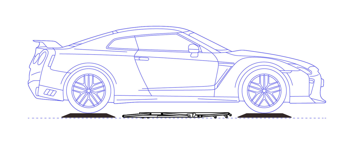 E4G KL325 Low Ride Height Vehicle Pad - Image 3