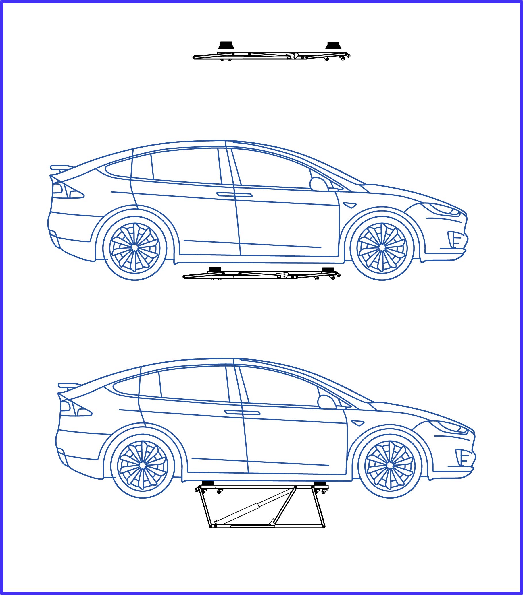 E4G KL321 EV Lift Universal Rubber Pad Set (4) - Image 6