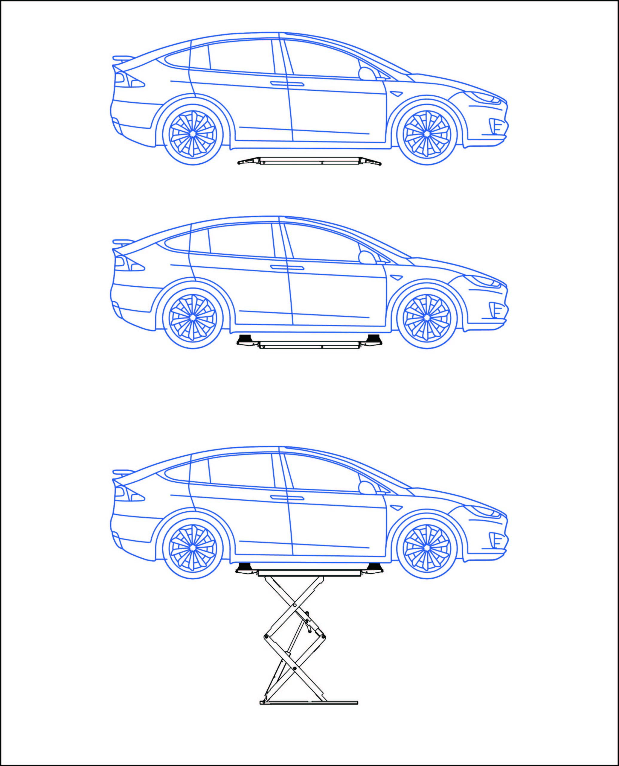 E4G KL321 EV Lift Universal Rubber Pad Set (4) - Image 7