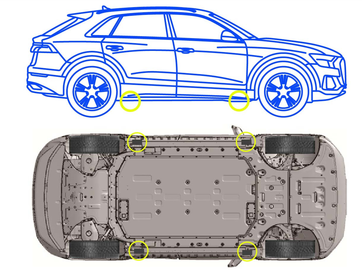 E4G KL322 EV Lift Pads (4-Pack) - Fits Fiat 500e, Volvo XC90 & More. - Image 5