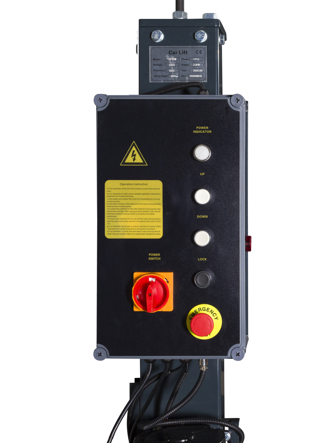 E4G 4448-ER Double Width Parking Service Lift 4 Ton 1PH - Image 9